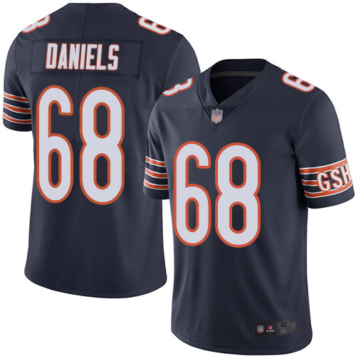 Chicago Bears Limited Navy Blue Men James Daniels Home Jersey NFL Football #68 Vapor Untouchable